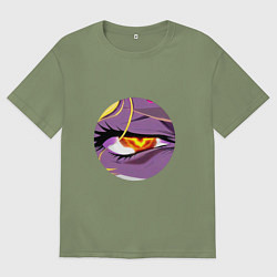 Футболка оверсайз мужская Гиасс, цвет: авокадо