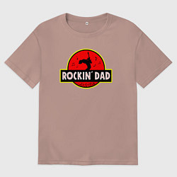 Мужская футболка оверсайз Rockin Dad