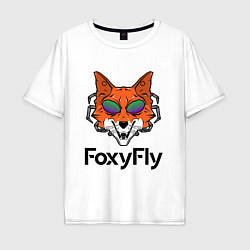 Футболка оверсайз мужская FoxyFly, цвет: белый
