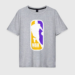Футболка оверсайз мужская NBA Kobe Bryant, цвет: меланж