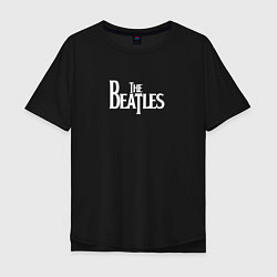 Футболка оверсайз мужская The Beatles Let It Be, цвет: черный