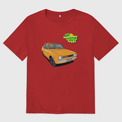 Мужская футболка оверсайз My summer car yellow