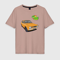 Мужская футболка оверсайз My summer car yellow