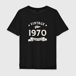 Мужская футболка оверсайз Винтаж 1970 Ограниченный выпуск