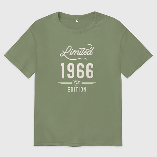 Мужская футболка оверсайз 1966 ограниченный выпуск / Авокадо – фото 1
