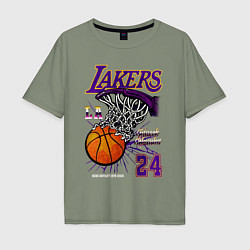 Мужская футболка оверсайз LA Lakers Kobe