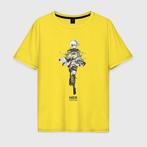Мужская футболка оверсайз Йорха-2B / Желтый – фото 1