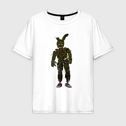 Мужская футболка оверсайз Springtrap сломанный