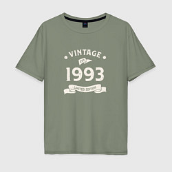 Мужская футболка оверсайз Винтаж 1993 ограниченный выпуск