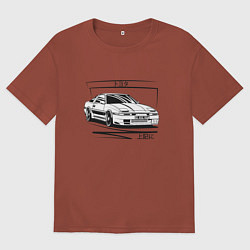 Мужская футболка оверсайз Toyota Supra MK3