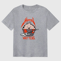 Мужская футболка оверсайз Muffin else matters