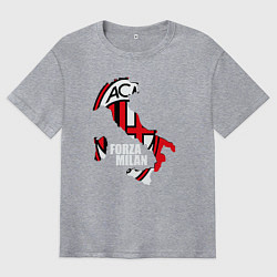 Мужская футболка оверсайз Forza Milan