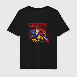 Мужская футболка оверсайз Groovy Ash - Evil Dead