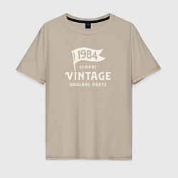 Мужская футболка оверсайз 1984 подлинный винтаж - оригинальные детали