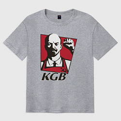 Мужская футболка оверсайз KGB Lenin