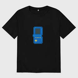 Мужская футболка оверсайз Игровая консоль Тетрис