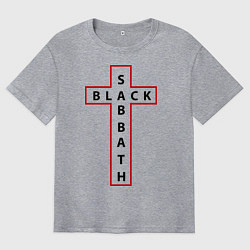 Мужская футболка оверсайз Black Sabbath