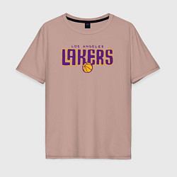 Мужская футболка оверсайз Team Lakers