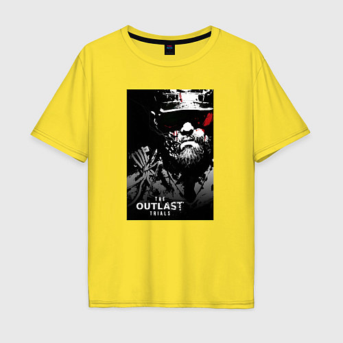 Мужская футболка оверсайз The Outlast Trials Лиланд Койл / Желтый – фото 1