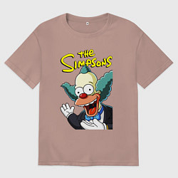 Мужская футболка оверсайз Krusty the clown