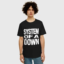 Футболка оверсайз мужская SoD - System of a Down, цвет: черный — фото 2