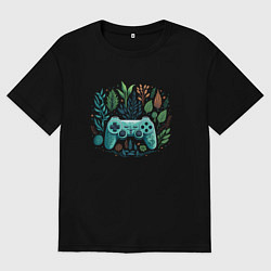 Футболка оверсайз мужская Games and nature, цвет: черный