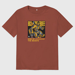 Мужская футболка оверсайз Трансформеры: Бамблби