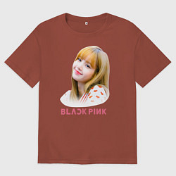 Мужская футболка оверсайз Lisa Blackpink