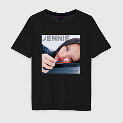 Мужская футболка оверсайз Blackpink Jennie