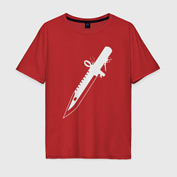 Мужская футболка оверсайз Super knife
