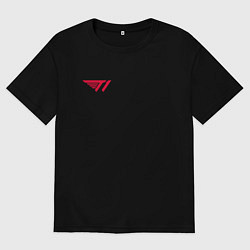 Мужская футболка оверсайз T1 red