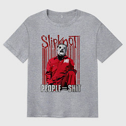 Футболка оверсайз мужская Slipknot Corey, цвет: меланж