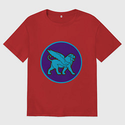 Футболка оверсайз мужская Парфия Total War: Rome II, цвет: красный