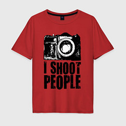 Мужская футболка оверсайз Shoot photographer
