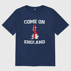 Мужская футболка оверсайз Come on England