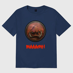 Футболка оверсайз мужская Жосткие Ребята Гримгора Warhammer: Total War, цвет: тёмно-синий