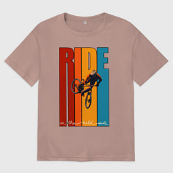 Мужская футболка оверсайз MTB - ride