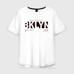 Мужская футболка оверсайз Brooklyn, BKLYN