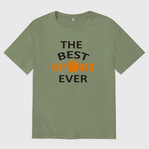 Мужская футболка оверсайз Лучший вид спорта / Авокадо – фото 1