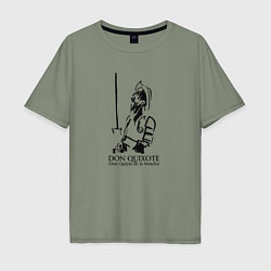 Мужская футболка оверсайз Don Quixote