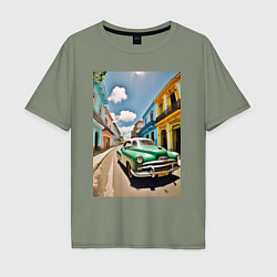 Мужская футболка оверсайз Кубинская улица