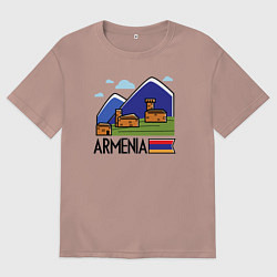 Мужская футболка оверсайз Горная Армения