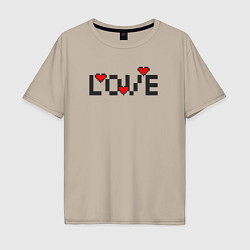 Мужская футболка оверсайз MoMo - 8bit Love