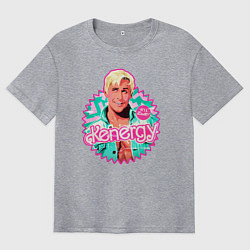 Футболка оверсайз мужская Кен Барби, цвет: меланж