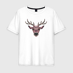 Мужская футболка оверсайз Brown deer