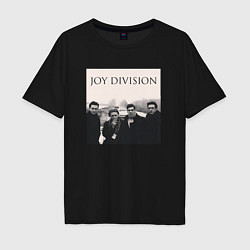 Футболка оверсайз мужская Тру фанат Joy Division, цвет: черный