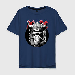 Мужская футболка оверсайз AC DC рок на вечно
