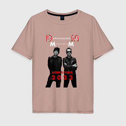 Мужская футболка оверсайз Depeche Mode 2023 Memento Mori - Dave & Martin 04