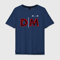 Мужская футболка оверсайз Depeche Mode 2023 Memento Mori Logo 08