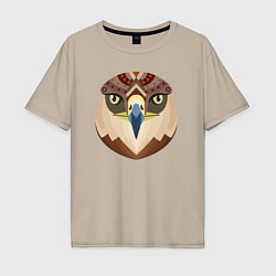 Мужская футболка оверсайз Eagle bird